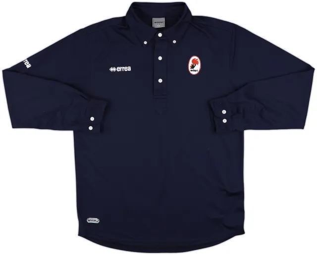 2007-08 Bari Errea Polo L/S Shirt - 9/10 - (XL)