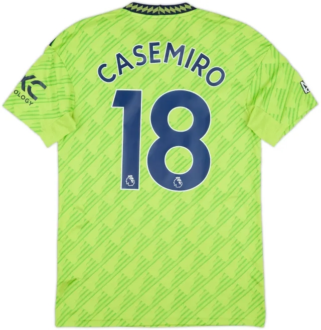2022-23 Manchester United Third Shirt Casemiro #18 - 8/10 - (S)