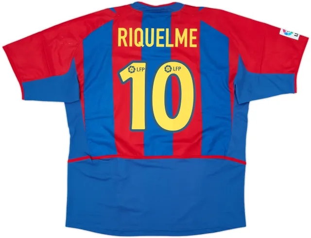 2002-03 Barcelona Home Shirt Riquelme #10 (XL)
