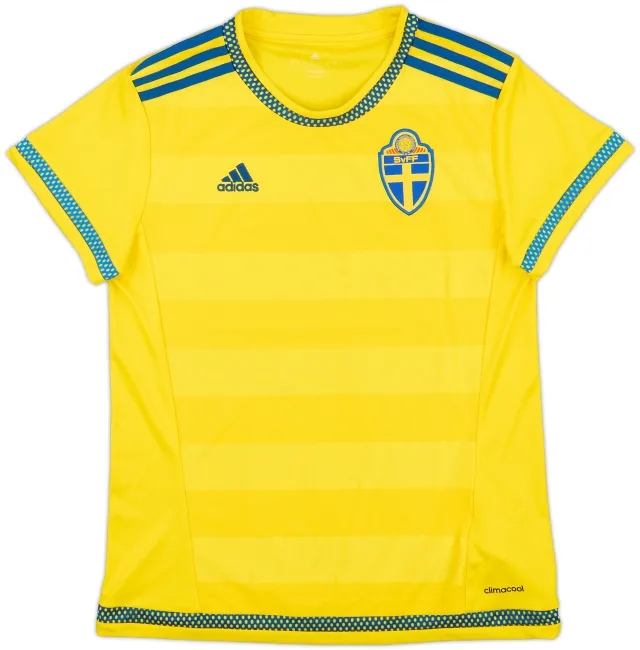 2015-17 Sweden Womens Home Shirt - 8/10 - (Women's S)