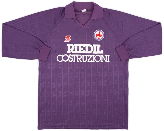 Home Fiorentina Mens LS Player Issue Home Shirt 1988/90