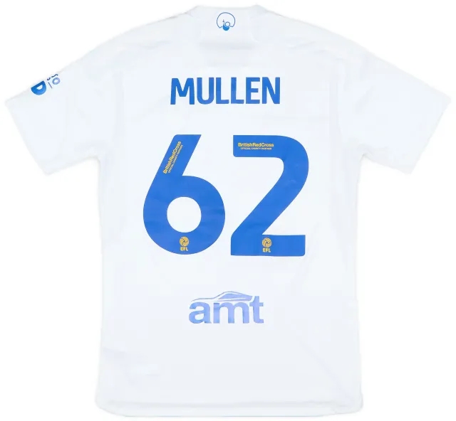 2023-24 Leeds Match Issue Home Shirt Mullen #62