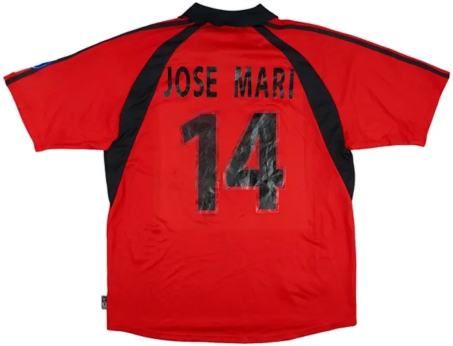 2001-02 AC Milan Third Shirt Jose Mari #14 - 6/10 - (XL)