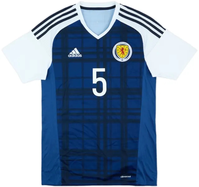 2015-17 Scotland Match Issue Home Shirt #5