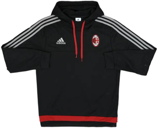 2015-16 AC Milan adidas Hooded Top - 7/10 - (M)