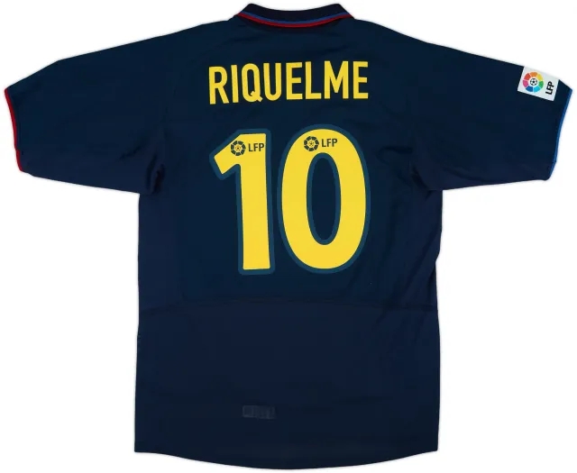 2002-03 Barcelona Player Issue Away Shirt Riquelme #10 - 8/10 - (L)