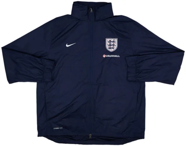 2013-14 England Nike Hooded Rain Jacket - 9/10 - (XL)