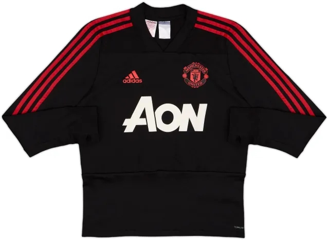 2018-19 Manchester United adidas Drill Top - 9/10 - (L.Boys)