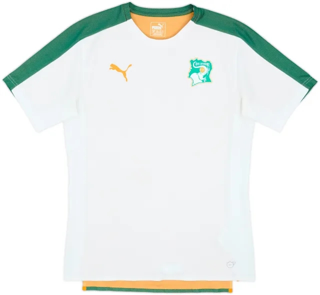 2017-18 Ivory Coast Player Issue Puma Training Shirt - 9/10 - (M)