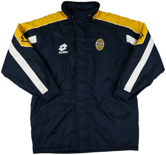 2000-01 Hellas Verona Lotto Padded Bench Coat - 8/10 - (XXL)