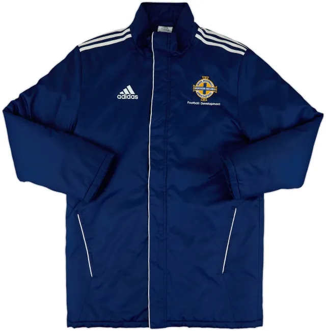 2014-15 Northern Ireland Football Development adidas Padded Bench Coat - 9/10 - (S)