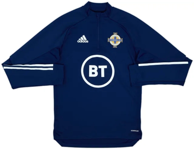 2019-20 Northern Ireland adidas 1/4 Zip Drill Top - 10/10 - (XS)