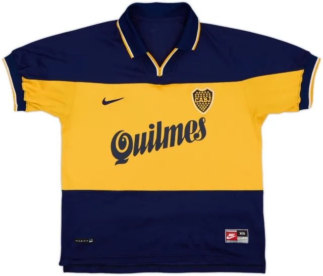 Nike Boca Juniors Mens SS Home Shirt 1998/00