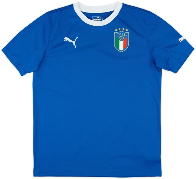 2018-19 Italy Puma Training Shirt - 9/10 - (XL.Boys)
