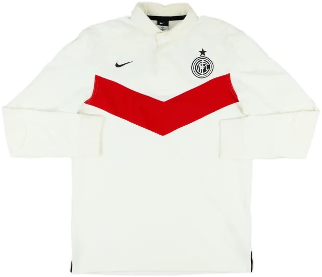 2011-12 Inter Milan Nike Polo L/S Shirt - 7/10 - (L)