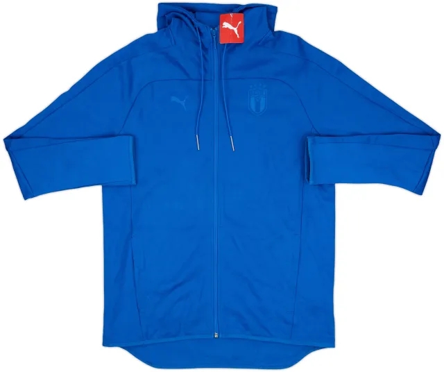 2017-18 Italy Puma Hooded Track Jacket (M)