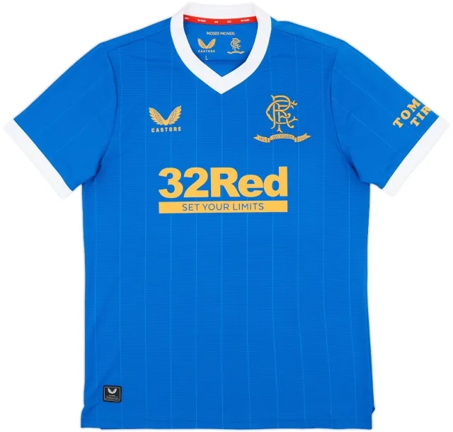2021-22 Rangers Home Shirt - 10/10 - (L)
