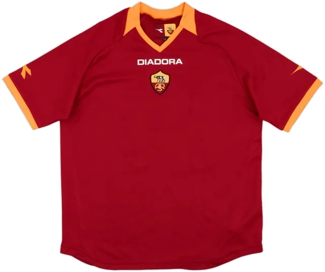 2006-07 Roma Home Shirt - 4/10 - (L)