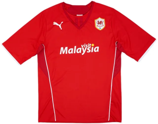 2012-13 Cardiff Home Shirt - 6/10 - (M)