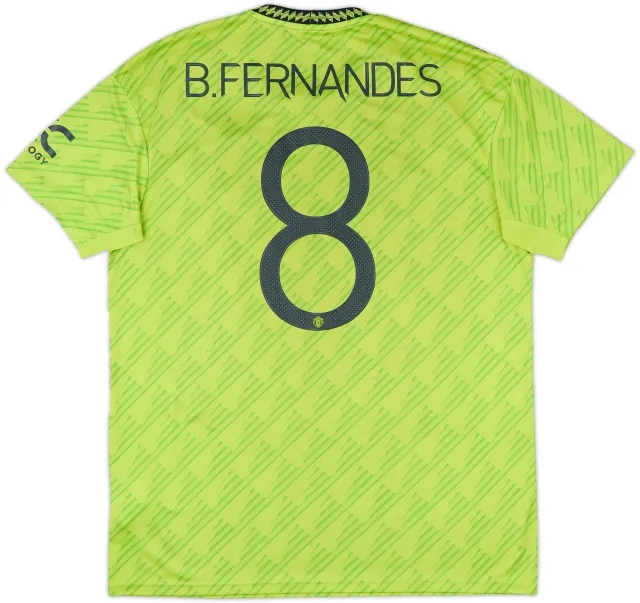 2022-23 Manchester United Third Shirt B.Fernandes #8 - 6/10 - (XL)