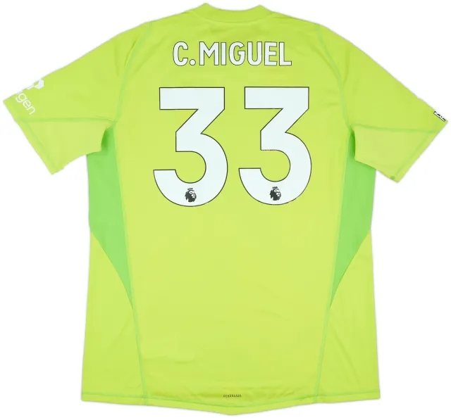 2024-25 Nottingham Forest Match Issue GK Shirt C.Miguel #33