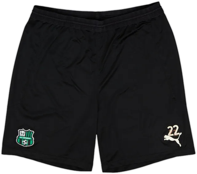 2018-19 Sassuolo Player Issue Training Shorts #22 - 6/10 - (L)