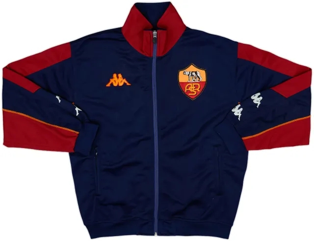 2002-03 Roma Kappa Track Jacket - 8/10 - (XL.Boys)