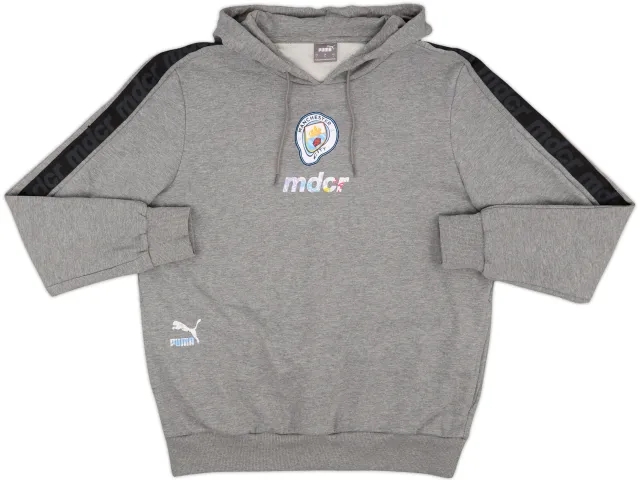 2021-22 Manchester City Madchester Puma Hooded Top - 8/10 - (L)