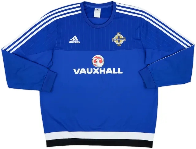 2015-16 Northen Ireland adidas Sweat Top - 8/10 - (XL)