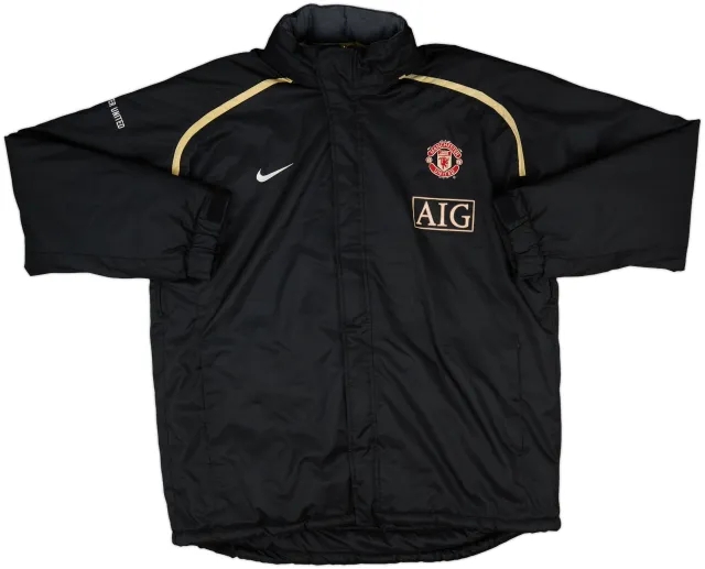 2006-07 Manchester United Nike Hooded Rain Jacket - 6/10 - (XL)