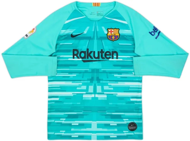 Nike Barcelona Boys LS Goalkeeper Home Shirt 2019/20