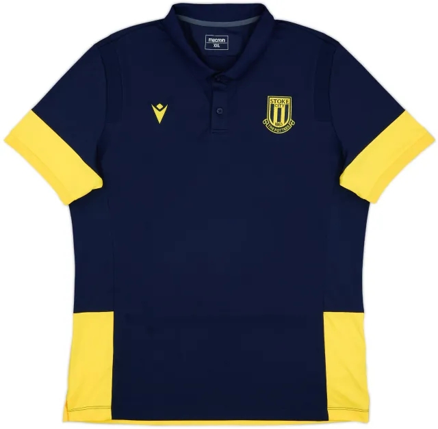 2020-21 Stoke City Macron Polo Shirt - 9/10 - (XXL)