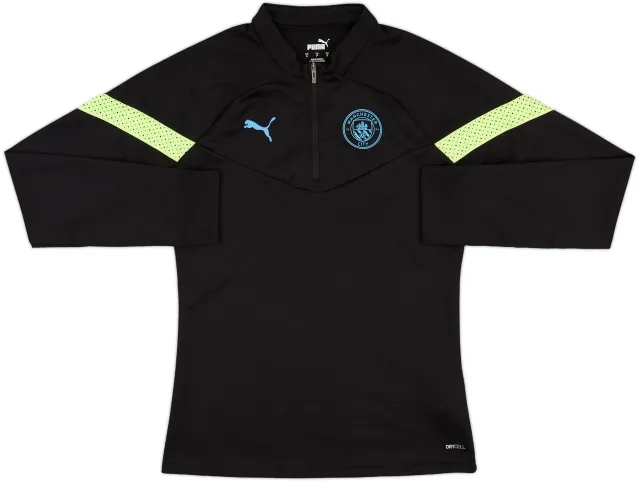 2022-23 Manchester City Puma 1/4 Zip Drill Top - 10/10 - (Women's S)