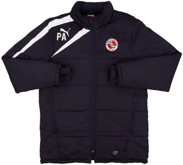 2009-10 Reading Staff Issue Puma Padded Bench Coat PA - 8/10 - (M)