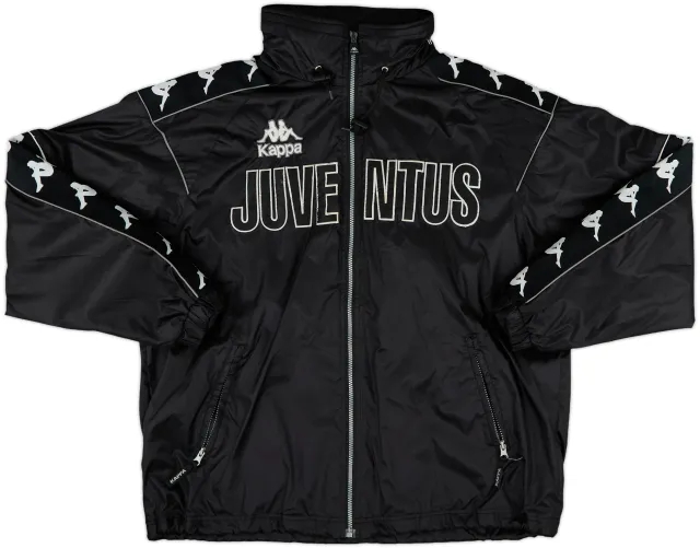 1998-99 Juventus Kappa Hooded Rain Jacket - 10/10 - (L)