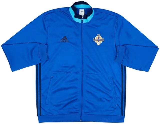 2016-17 Northern Ireland adidas Track Jacket - 7/10 - (XL)