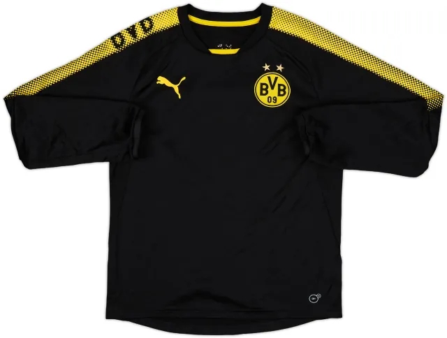2017-18 Borussia Dortmund Puma Sweat Top - 7/10 - (XL.Boys)