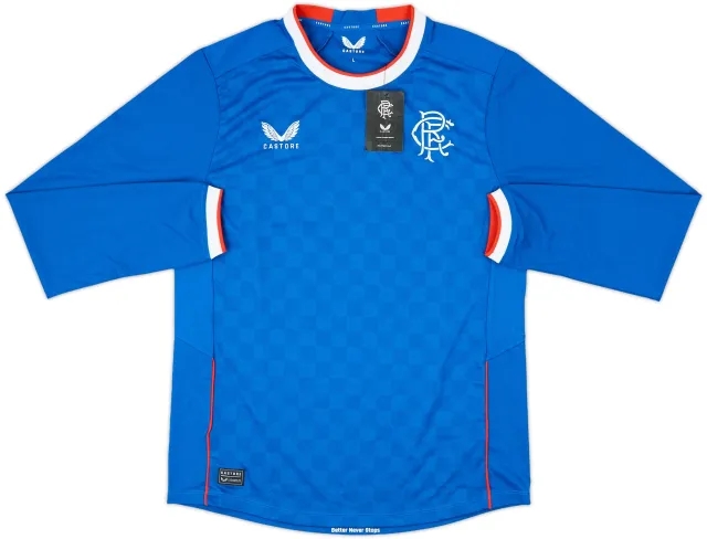 2022-23 Rangers Home L/S Shirt (L)