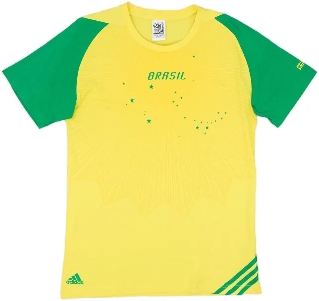 2010 Brazil adidas World Cup Tee - 7/10 - (M)