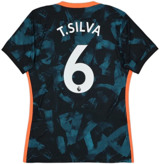 2021-22 Chelsea Authentic Third Shirt T.Silva #6 - 10/10 - (L)