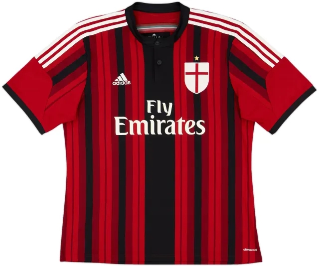 2014-15 AC Milan Home Shirt - 10/10 - (XL)