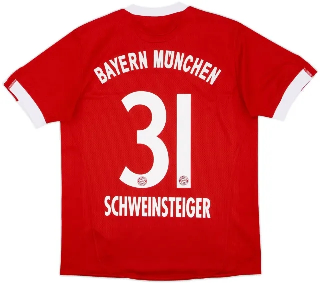 2009-10 Bayern Munich Home Shirt Schweinsteiger #31 - 8/10 - (XL.Boys)