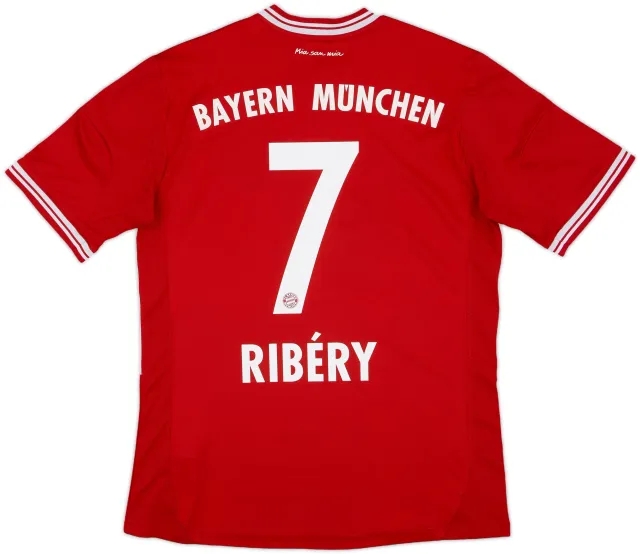 adidas Bayern Munich Boys SS Home Shirt 2013/14