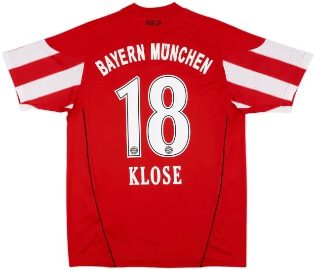 adidas Bayern Munich Boys SS Home Shirt 2010/11