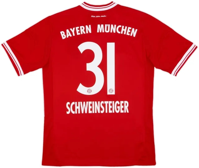 adidas Bayern Munich Boys SS Home Shirt 2013/14