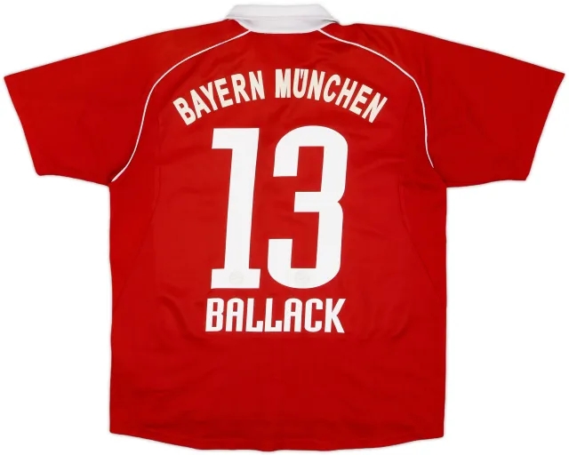 adidas Bayern Munich Boys SS Home Shirt 2005/06