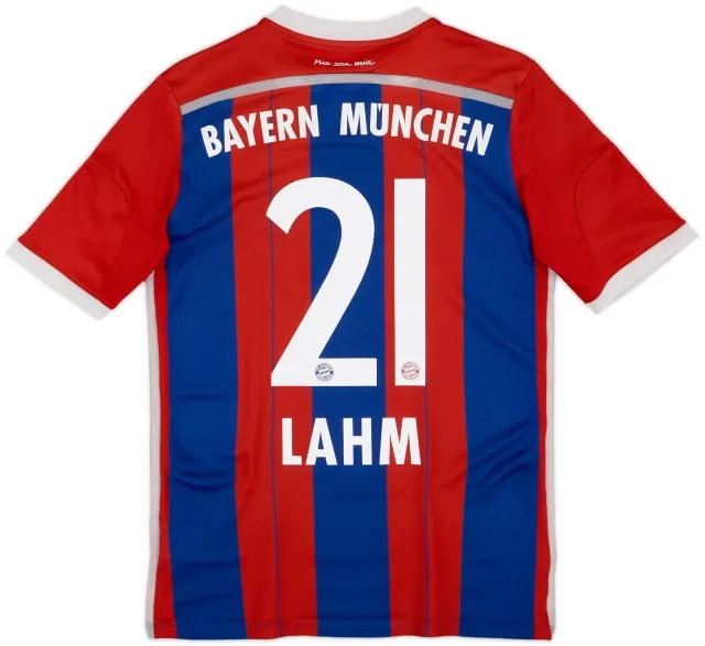 adidas Bayern Munich Boys SS Home Shirt 2014/15