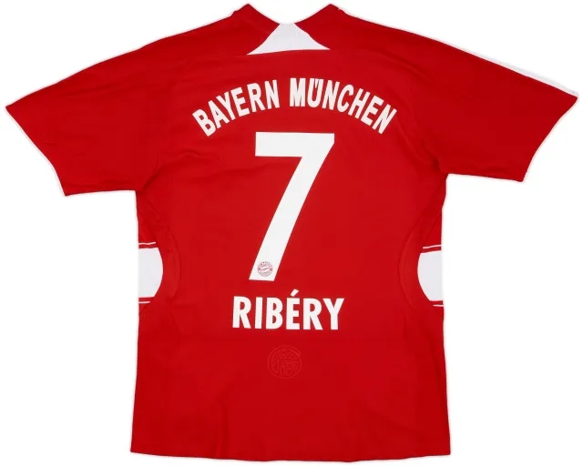 adidas Bayern Munich Boys SS Home Shirt 2008/09