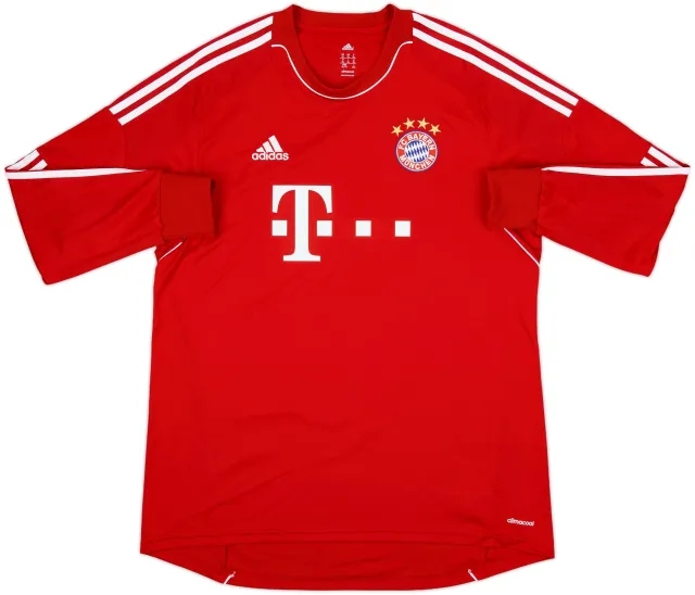 adidas Bayern Munich Mens LS Goalkeeper Home Shirt 2013/14