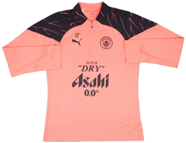2023-24 Manchester City Player Issue 1/4 Zip Training Top #17 (De Bruyne) - (L)
